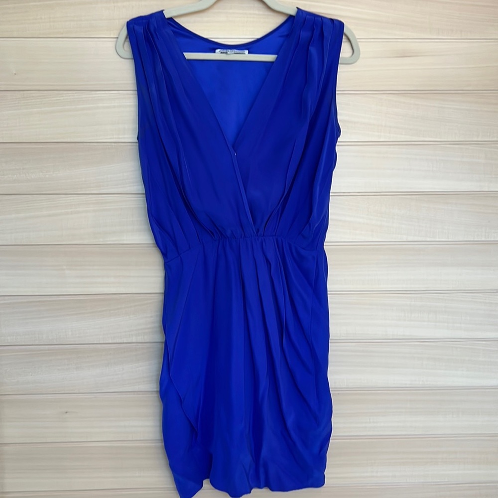 Amanda Uprichard blue silk dress - medium